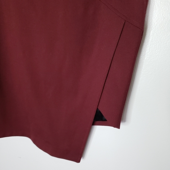 Chris Gramer asymmetric wrap pencil skirt S 2-4 - Picture 4 of 11